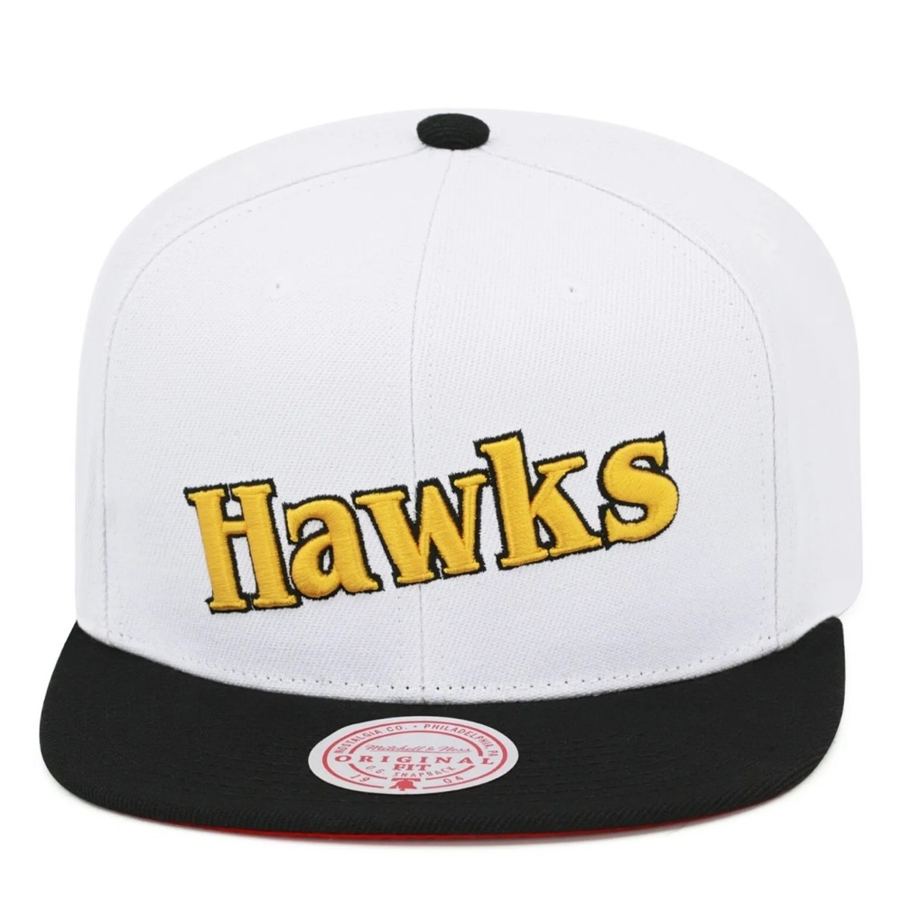 *NWT* Mitchell & Ness Atlanta Hawks Hardwood Classics Snapback Hat